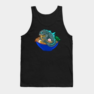 godzilla tshirt ramen Tank Top